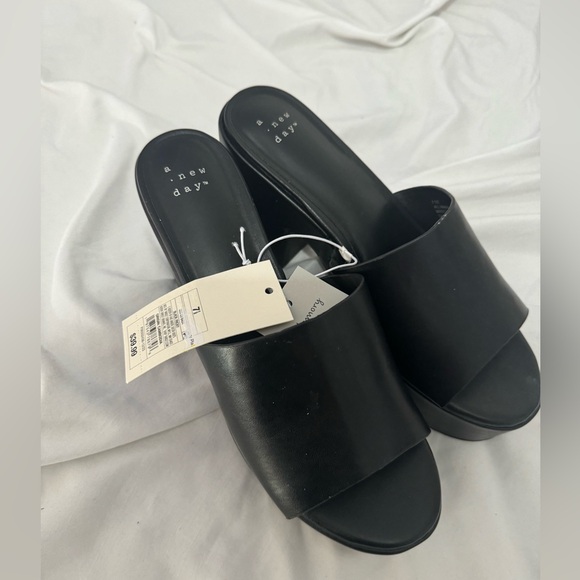 Women's Ricky Platform Heels with Memory Foam Insole - A New Day™ - Picture 3 of 6